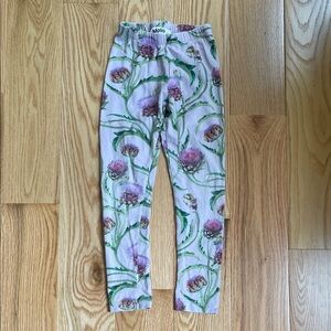 Molo Kids Artichoke Glow Print Leggings. Size 122/7Y